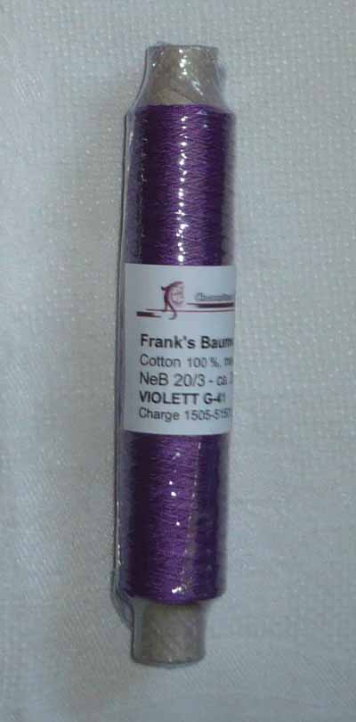 Franks Baumwoll - Garn 20/3 Violett 41